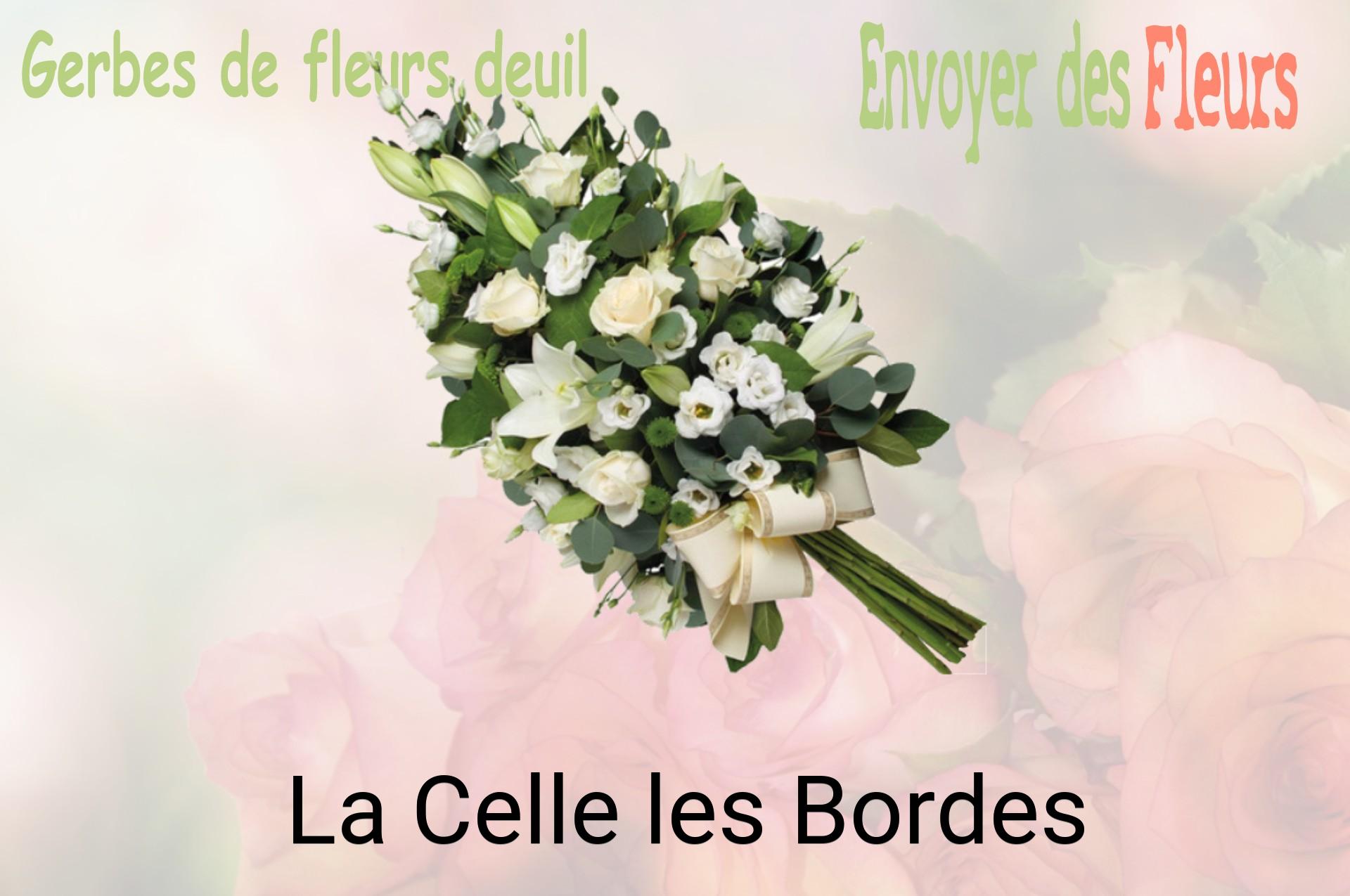 Gerbe de fleurs de deuil livrée à La Celle-les-Bordes